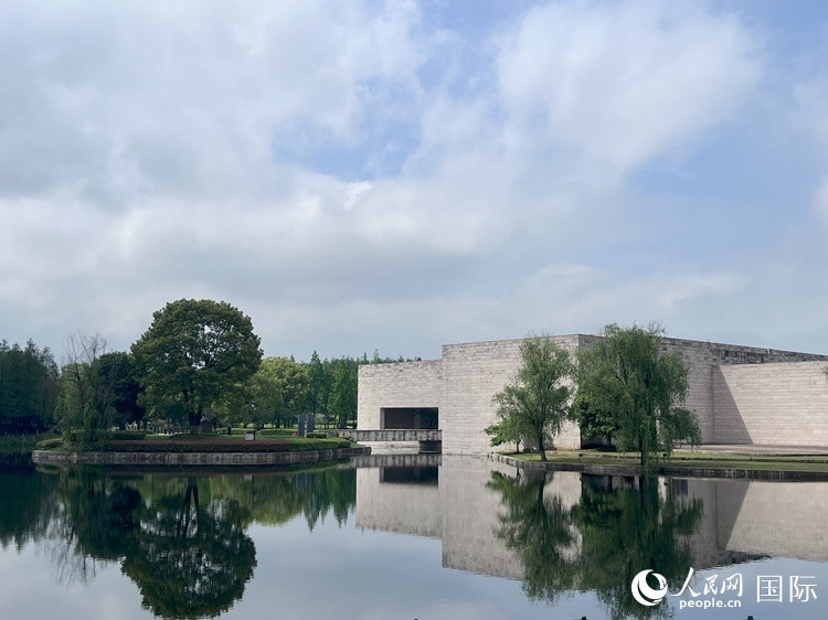 良渚博物院外觀。人民網記者 崔越攝