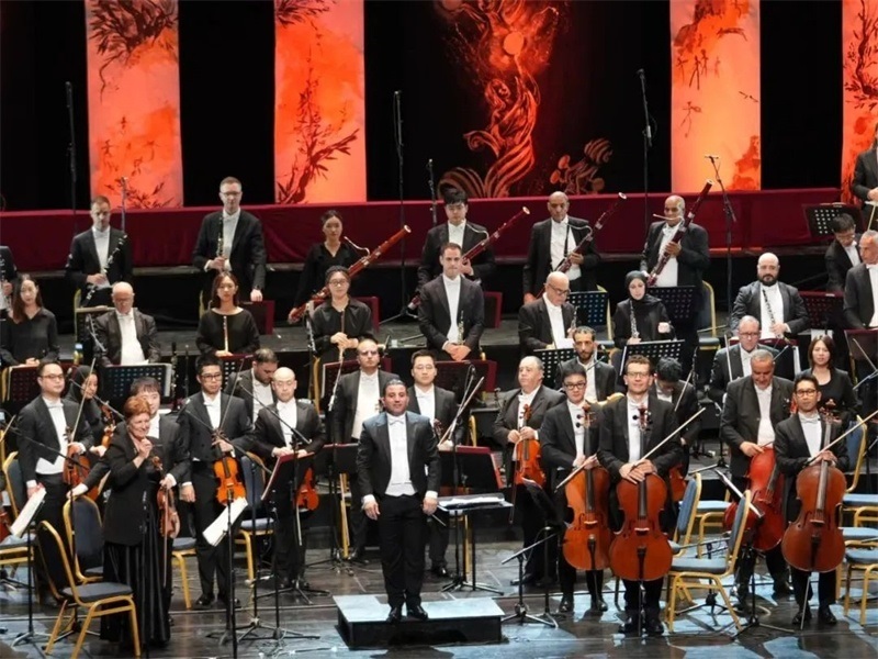 阿爾及爾歌劇院交響樂團(tuán)演出活動(dòng)現(xiàn)場。蘇州交響樂團(tuán)供圖