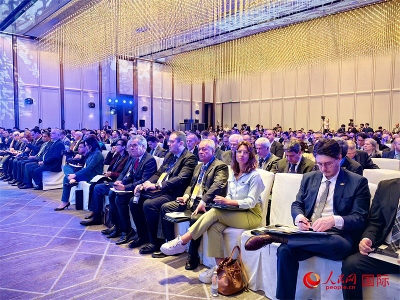 中國—巴西商業(yè)研討會(huì)現(xiàn)場(chǎng)。人民網(wǎng)記者 符園園攝