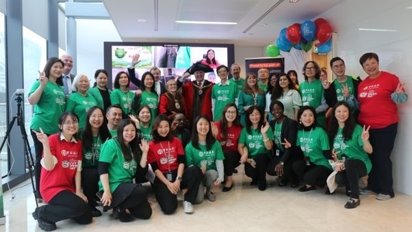 中國(guó)銀行倫敦分行參與倫敦金融城慈善日活動(dòng)。資料圖片