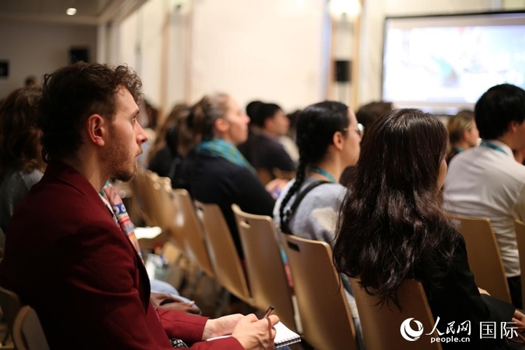 中國優(yōu)秀動畫作品推介會現(xiàn)場。人民網(wǎng)記者 于超凡攝