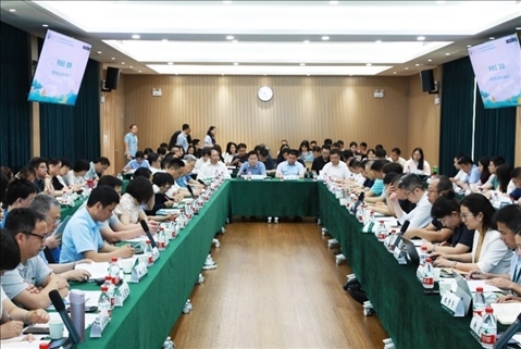 守正創(chuàng)新推動(dòng)思政課建設(shè)內(nèi)涵式發(fā)展學(xué)術(shù)研討會(huì)現(xiàn)場。武漢大學(xué)供圖