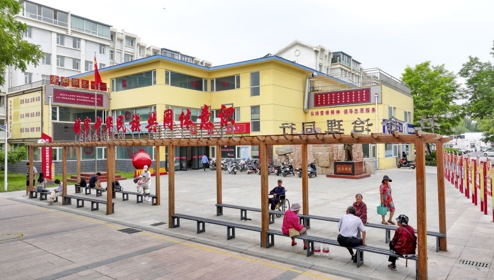 6月20日拍攝的長(zhǎng)城花園社區(qū)一角（無(wú)人機(jī)照片）。