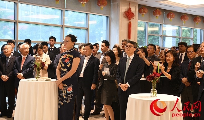 招待會現(xiàn)場。人民網(wǎng) 李帆攝