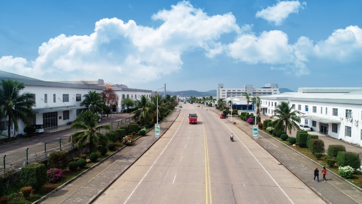 西哈努克港經(jīng)濟(jì)特區(qū)園區(qū)。西港特區(qū)公司供圖