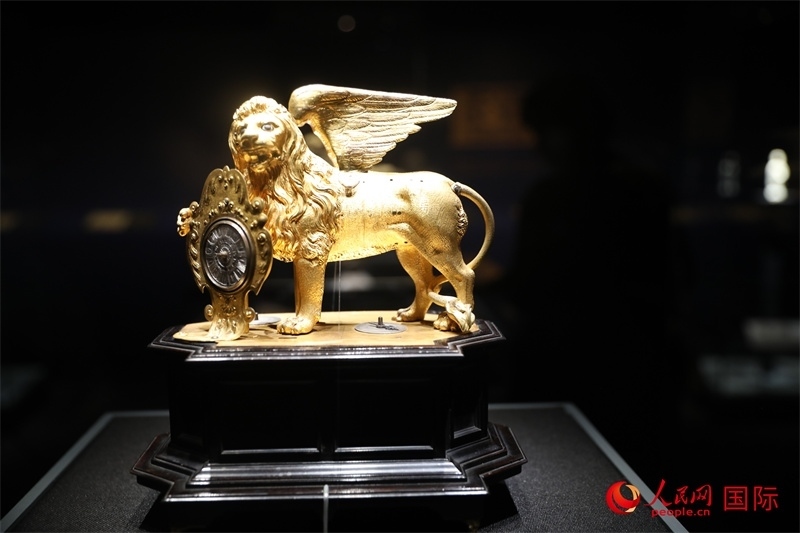 展覽“傳奇之旅：馬可·波羅與絲綢之路上的世界”展品。人民網(wǎng) 殷韜攝