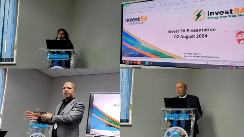 南非貿工部官員主旨演講。南中經貿協會供圖