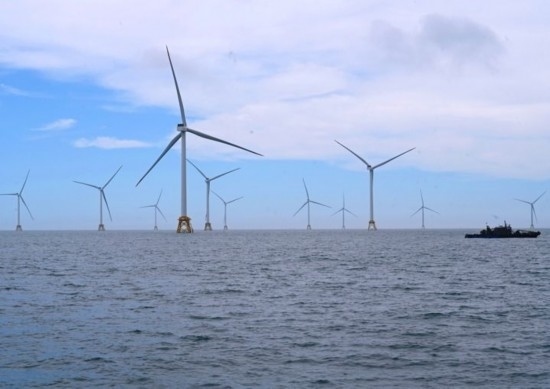 2024年6月19日拍攝的三峽集團(tuán)漳浦二期海上風(fēng)電項(xiàng)目。新華社記者 林善傳 攝