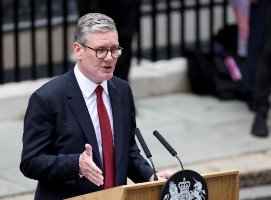  圖為英國首相斯塔默資料照片。（新華社記者李穎攝）