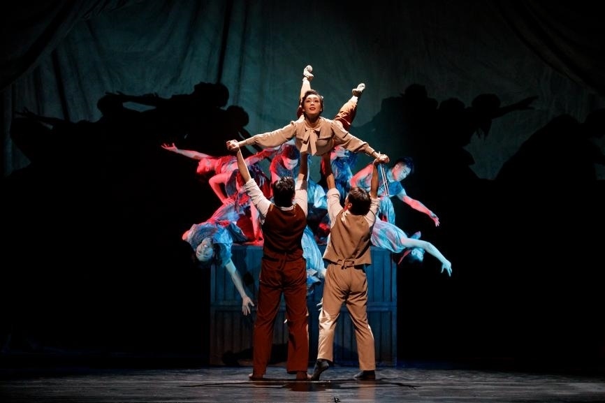 舞劇《熱血當歌》演出現(xiàn)場。主辦方供圖