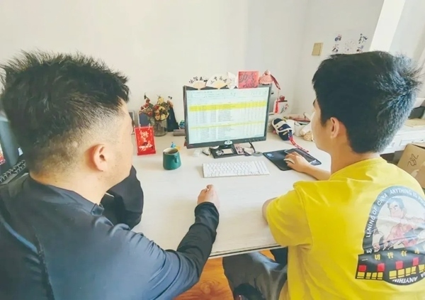 一起上課的畫面。北京航空航天大學供圖