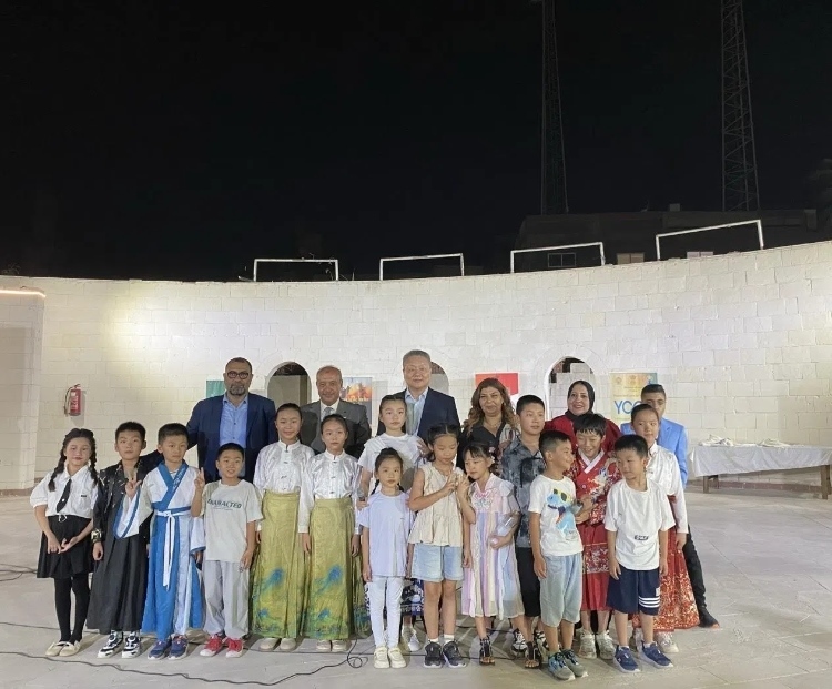 活動(dòng)現(xiàn)場(chǎng)合影。開羅中國(guó)文化中心供圖