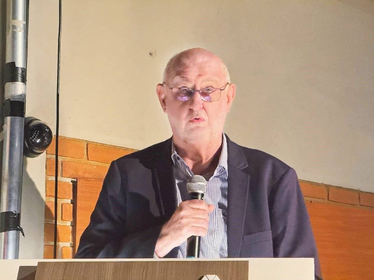 圣保羅州立大學孔子學院巴方院長保利諾在活動中致辭。圣保羅州立大學孔子學院供圖