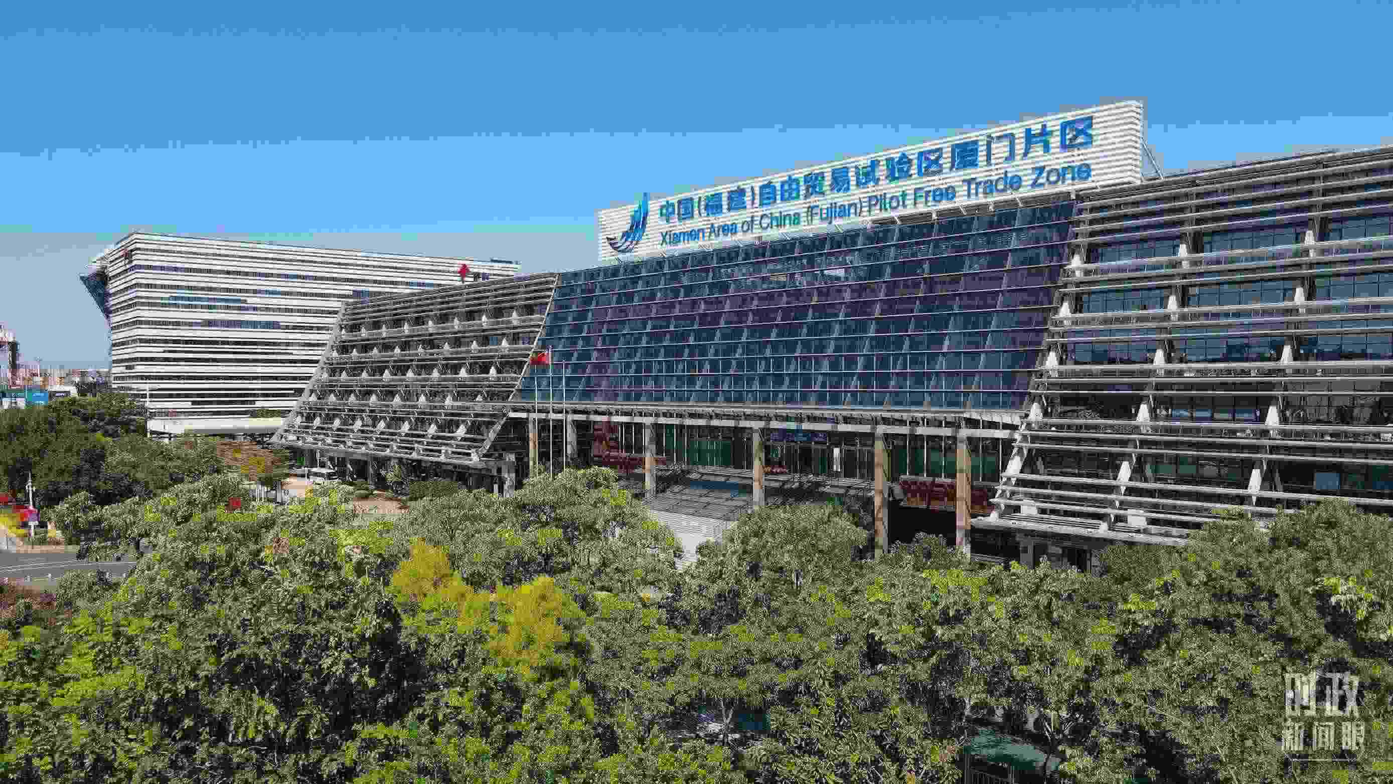 △中國（福建）自由貿(mào)易試驗(yàn)區(qū)廈門片區(qū)。（總臺記者鄭皓拍攝）
