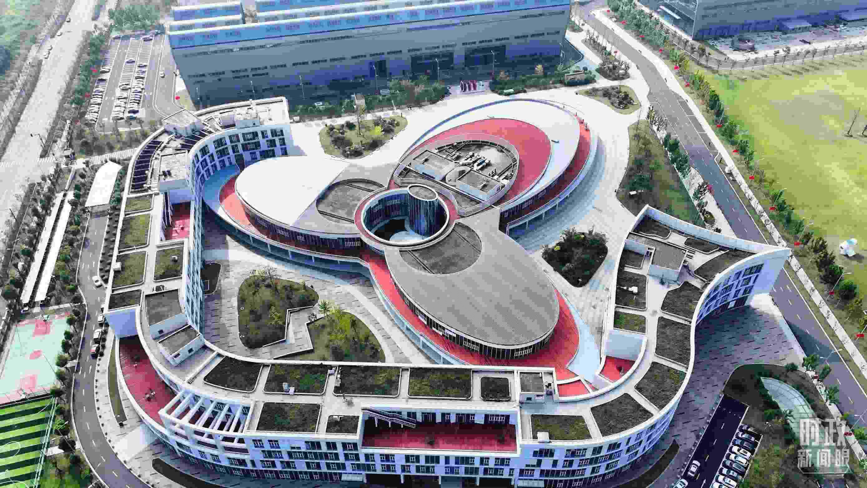 △位于合肥未來大科學(xué)城的聚變堆主機關(guān)鍵系統(tǒng)綜合研究設(shè)施園區(qū)。（總臺記者陳志猛拍攝）