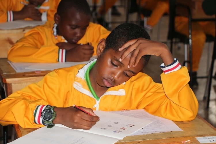 考場(chǎng)現(xiàn)場(chǎng)。埃格頓大學(xué)孔子學(xué)院供圖