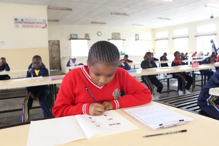 考場(chǎng)現(xiàn)場(chǎng)。埃格頓大學(xué)孔子學(xué)院供圖