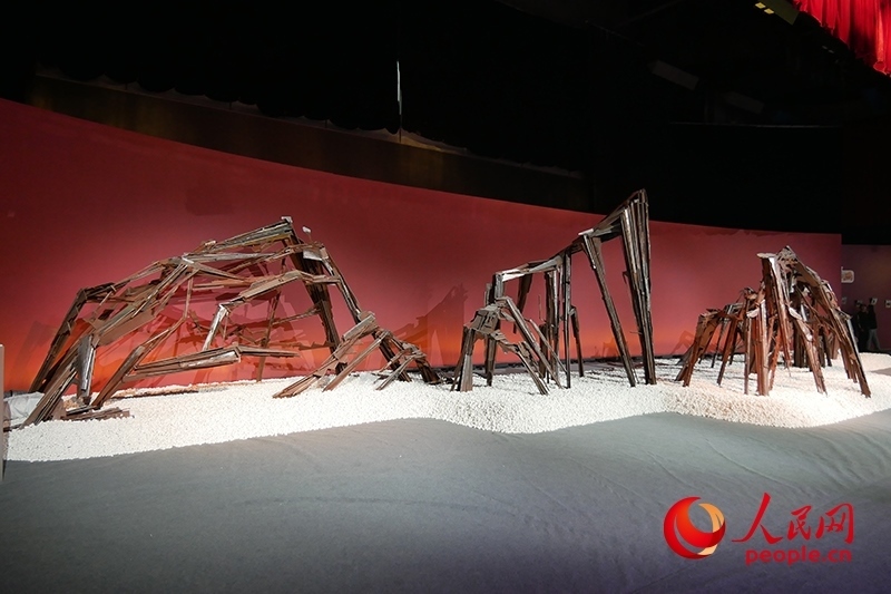 《鑄魂五岳》。人民網(wǎng)記者 韋衍行攝