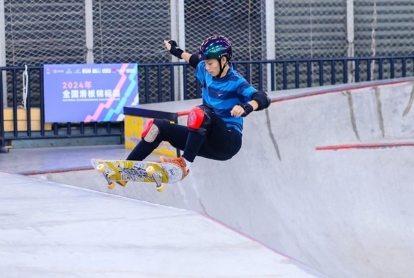 陳燁在比賽中。賽事組委會供圖