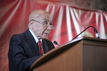 李子文致辭。主辦方供圖