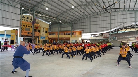 少林武術(shù)教學(xué)。主辦方供圖