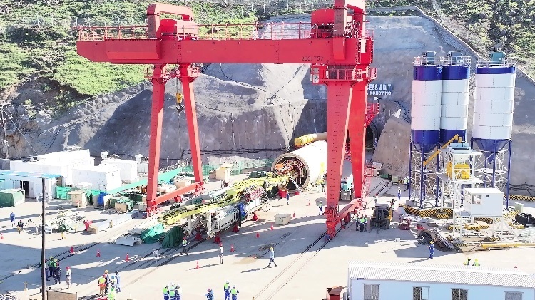 項目步進現(xiàn)場。中水電十一局供圖