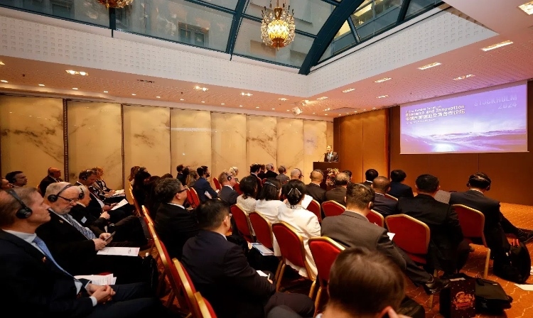 中瑞創(chuàng)新創(chuàng)業(yè)交流合作論壇活動現(xiàn)場。中國駐瑞典大使館供圖