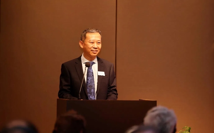 中國駐瑞典大使崔愛民應(yīng)邀出席論壇并致辭。中國駐瑞典大使館供圖