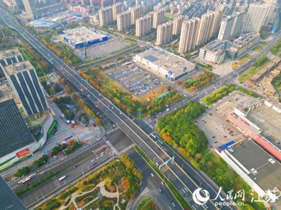 崇川區(qū)北大街便民商圈。人民網(wǎng)記者 王繼亮攝