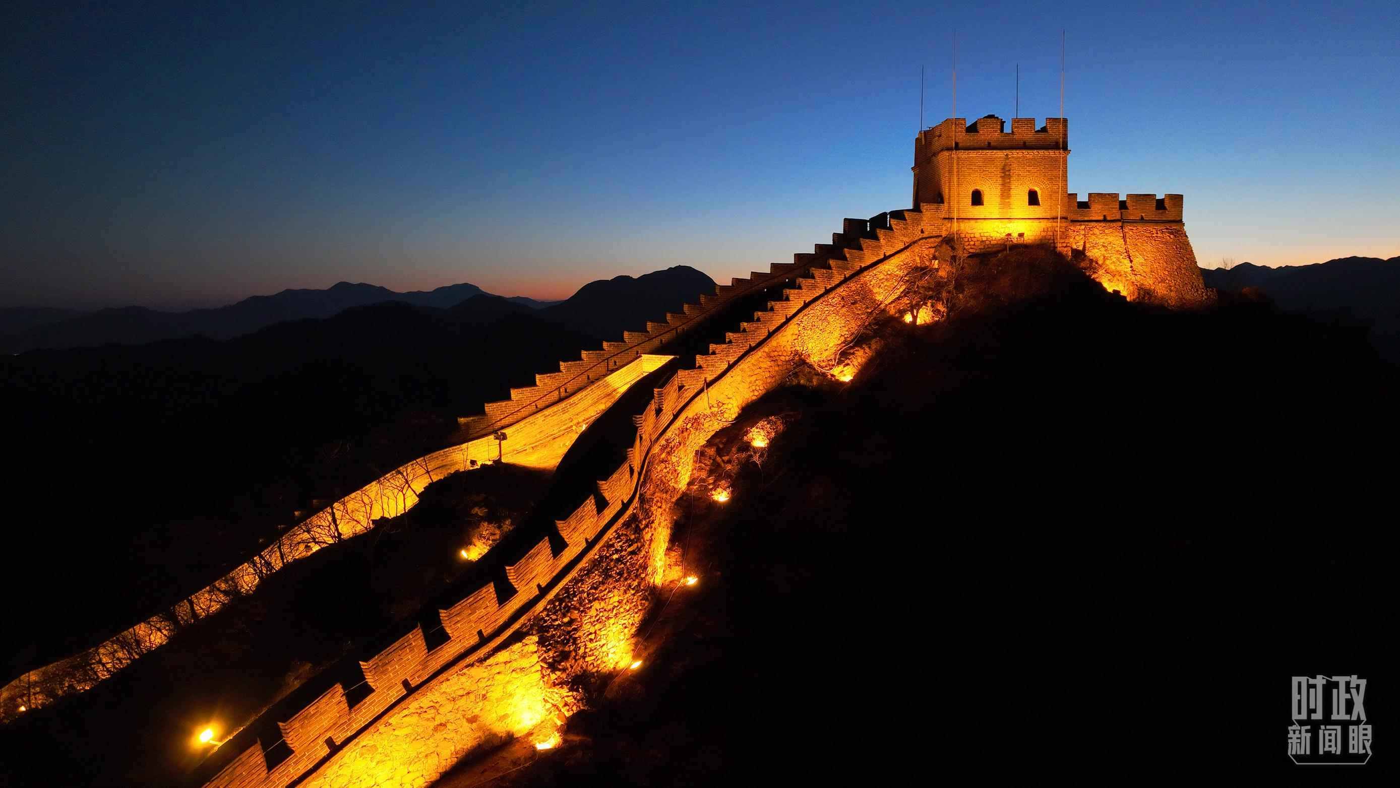 △北京居庸關(guān)長城。（總臺(tái)央視記者范凱拍攝）