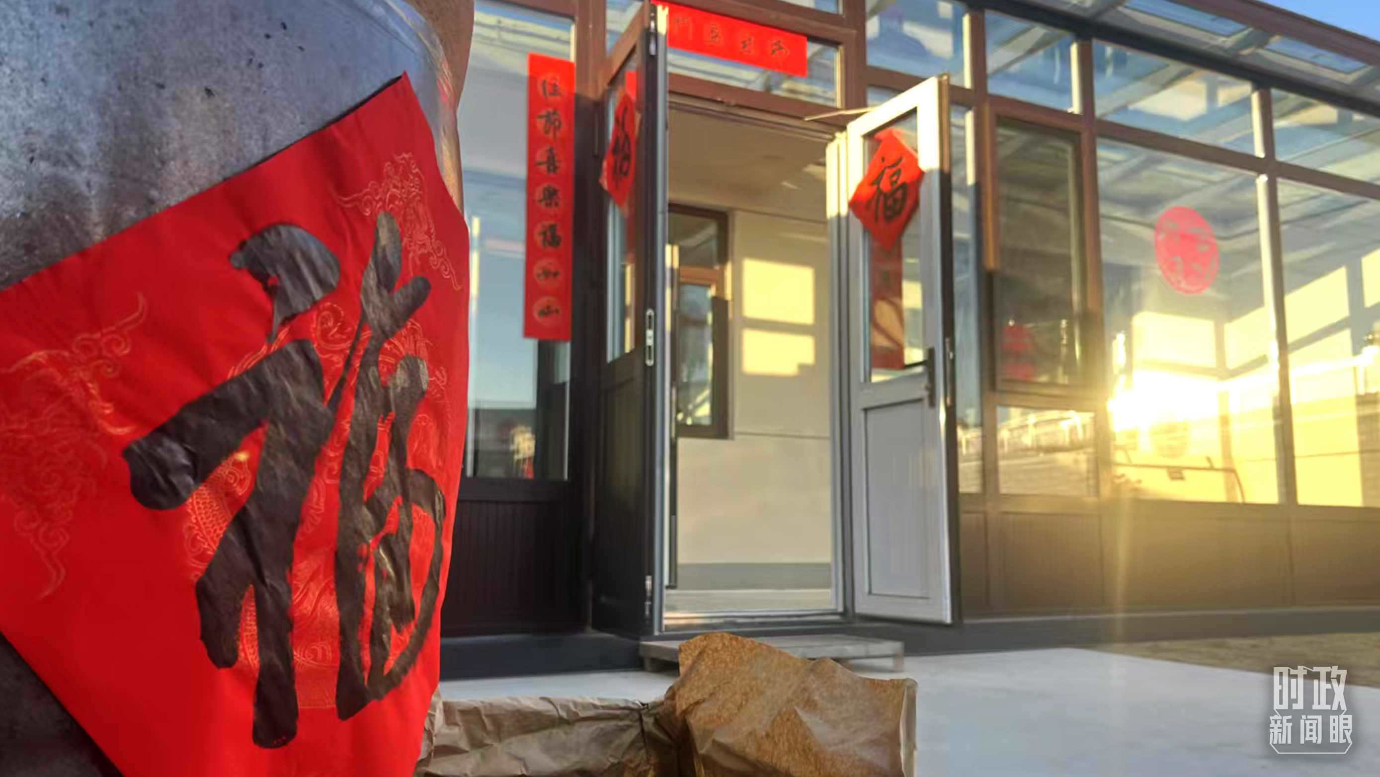 祝家溝村新居。（總臺(tái)央視記者李煒拍攝）