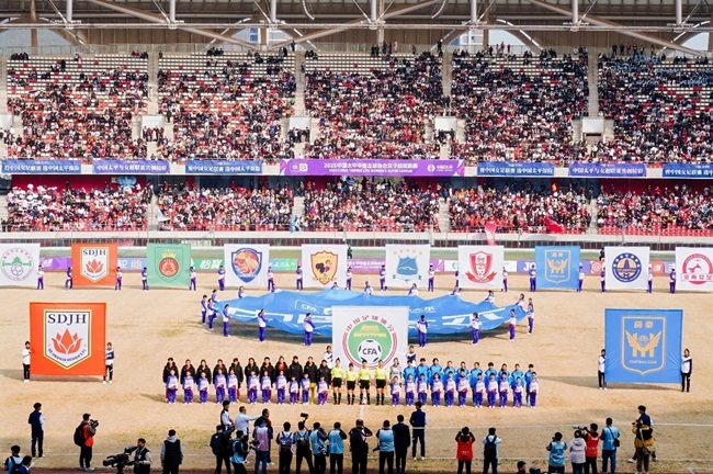 2025賽季女超聯賽開幕式現場。主辦方供圖