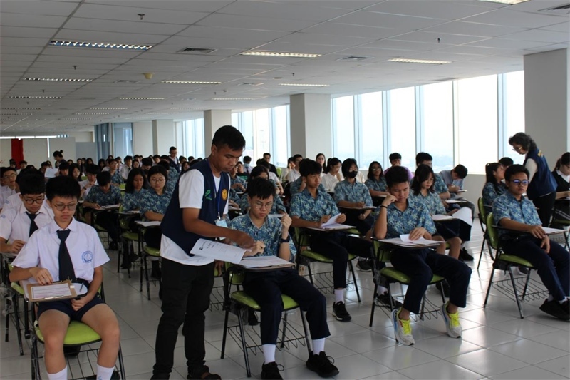 考試現(xiàn)場(chǎng)。印尼雅加達(dá)華文教育協(xié)調(diào)機(jī)構(gòu)供圖