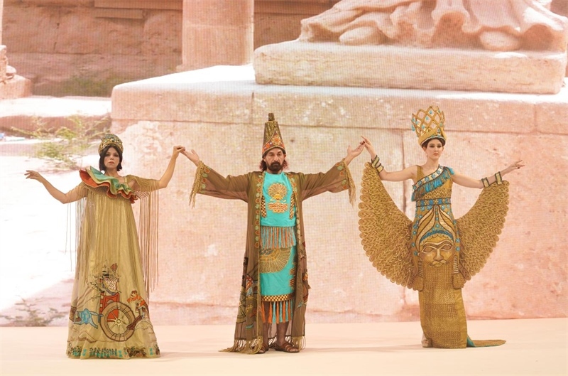 伊拉克時尚館去年9月舉辦的時裝展一景。伊拉克時尚館供圖