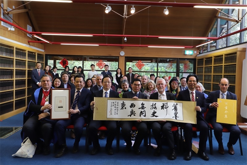 《宋畫全集》亮相劍橋大學李約瑟研究所。主辦方供圖