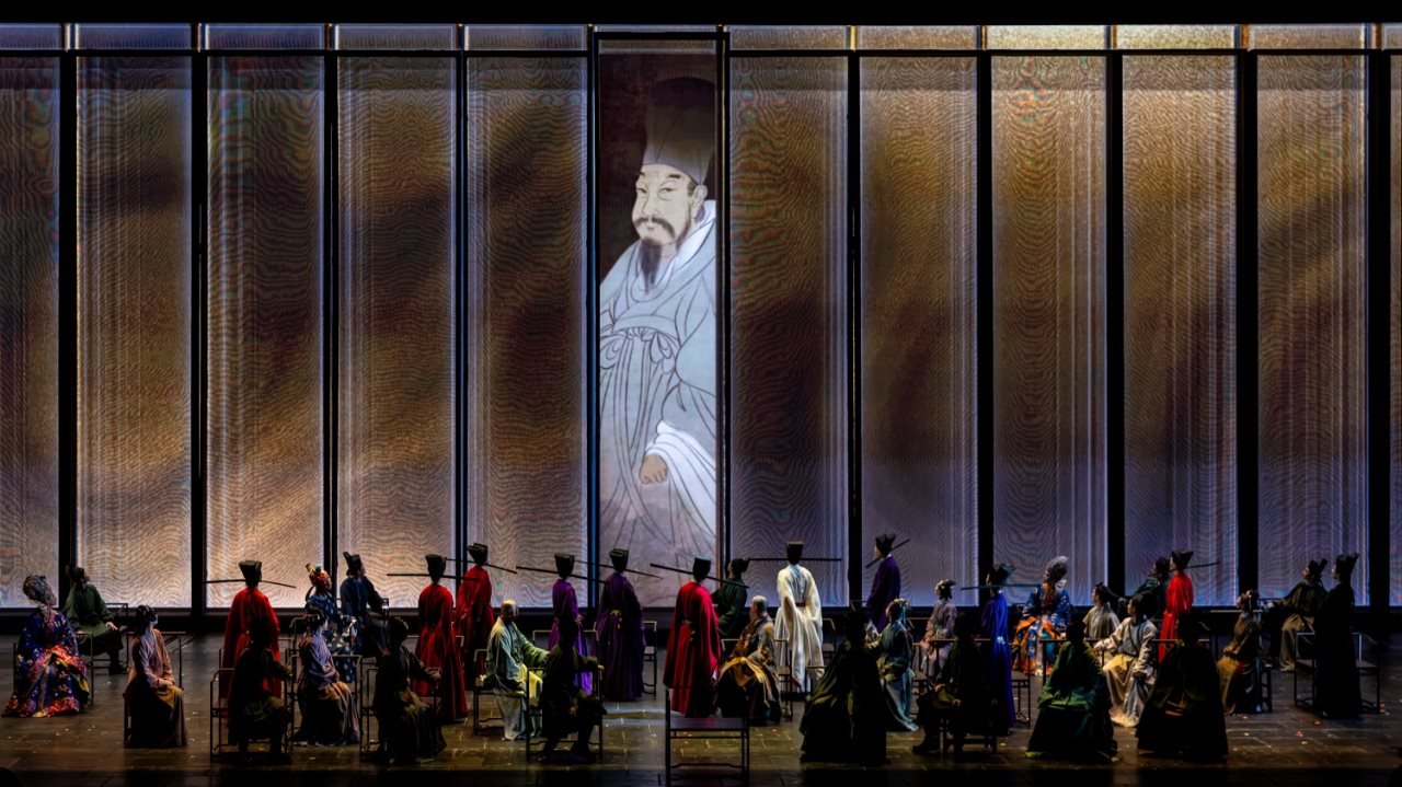 《蘇堤春曉》演出現(xiàn)場。國家話劇院供圖