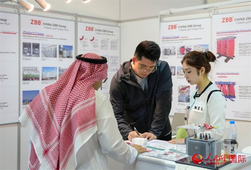 展會現(xiàn)場。人民網(wǎng) 塔里克·易卜拉欣攝