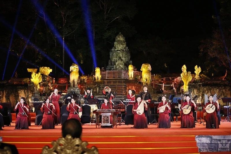 2024年1月13日，在柬埔寨暹粒舉行的“中柬人文交流年”啟動儀式。