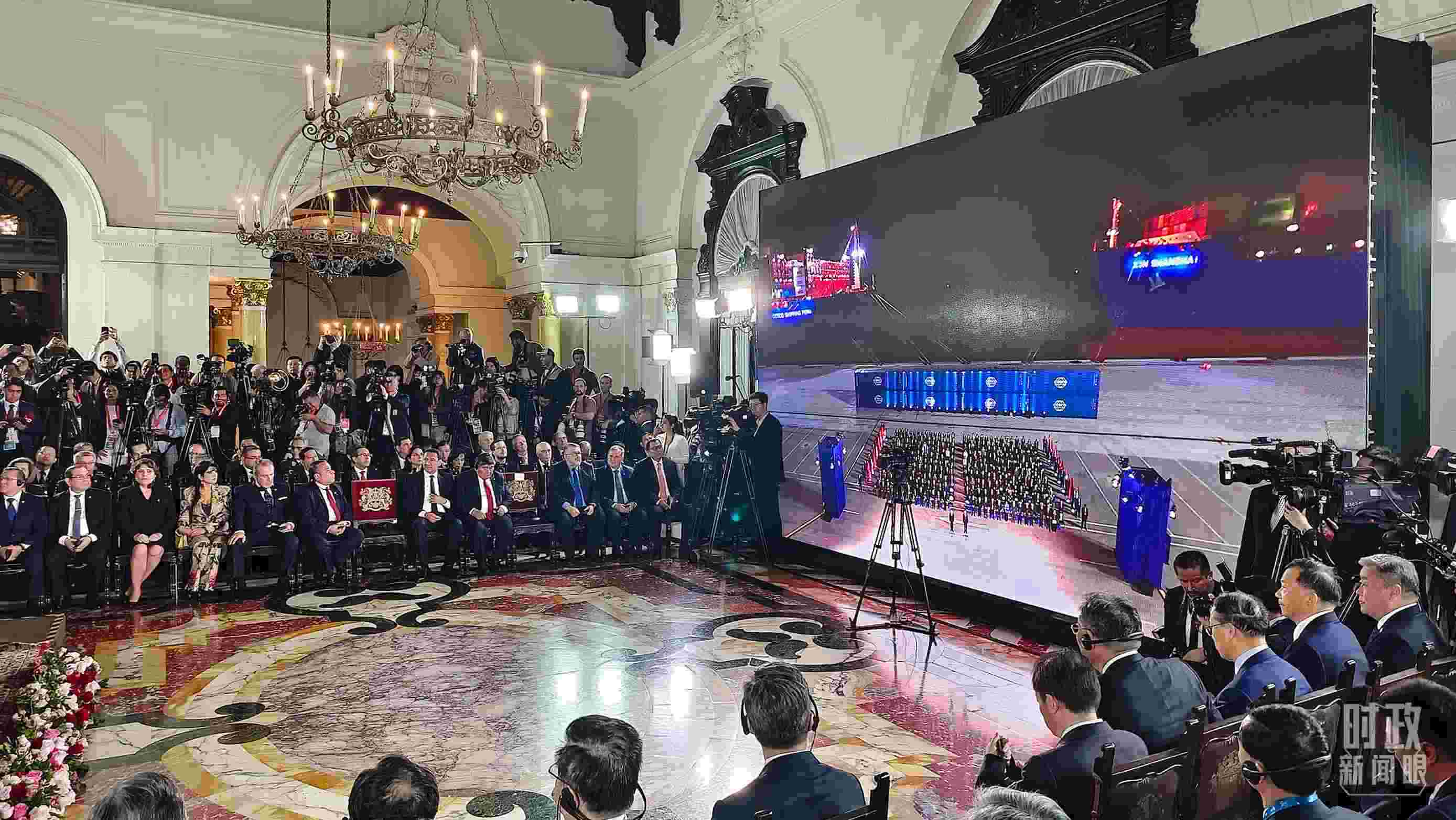 錢(qián)凱港開(kāi)港儀式現(xiàn)場(chǎng)。（總臺(tái)央視記者韓銳拍攝）