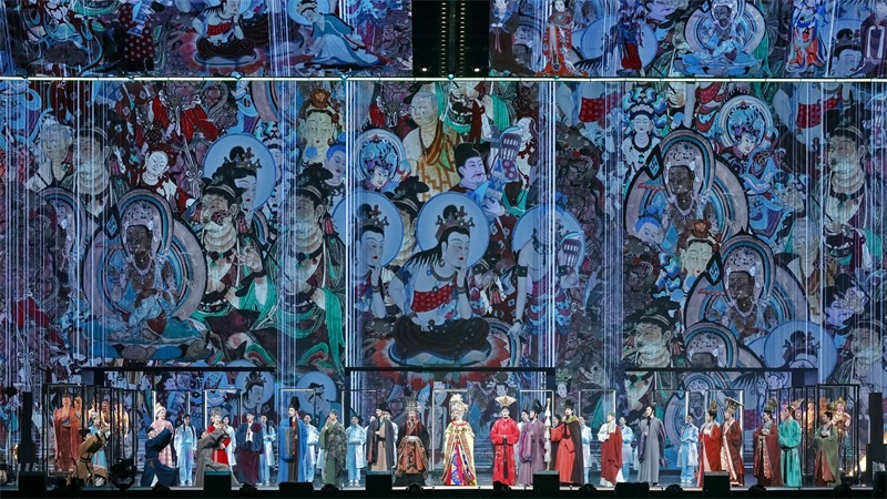 《受到召喚·敦煌》劇照。國話供圖