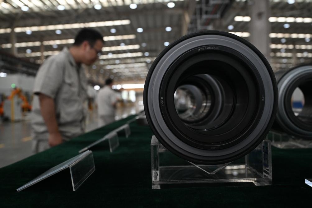 這是洛陽軸承集團股份有限公司生產(chǎn)的軸承產(chǎn)品。新華社記者 李嘉南 攝