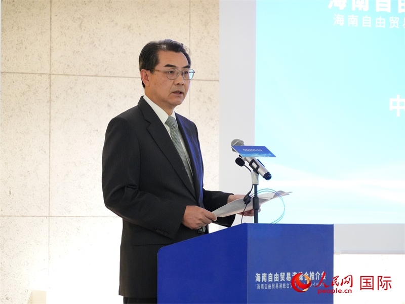 中國駐日本大使吳江浩致辭。人民網(wǎng) 許可攝