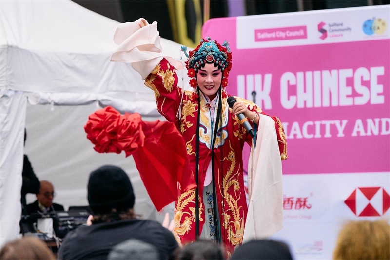 演員蔡衛(wèi)莉的秦腔表演贏得陣陣好評。 楊浩鵬攝