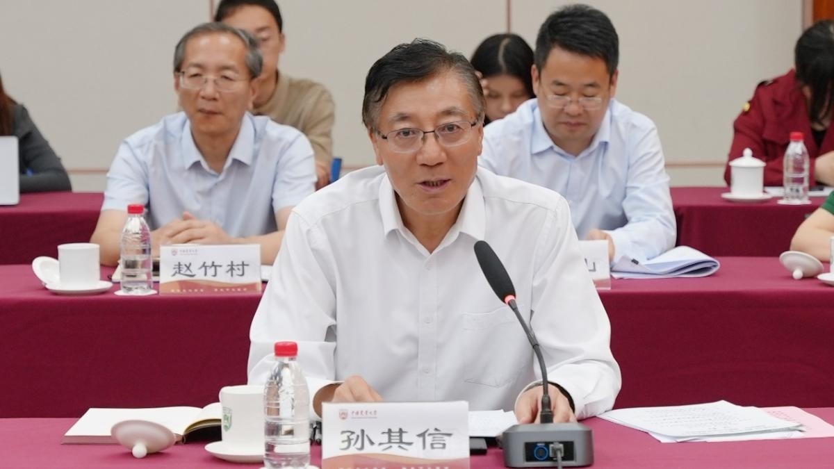 中國工程院院士、中國農(nóng)業(yè)大學(xué)校長孫其信。校方供圖